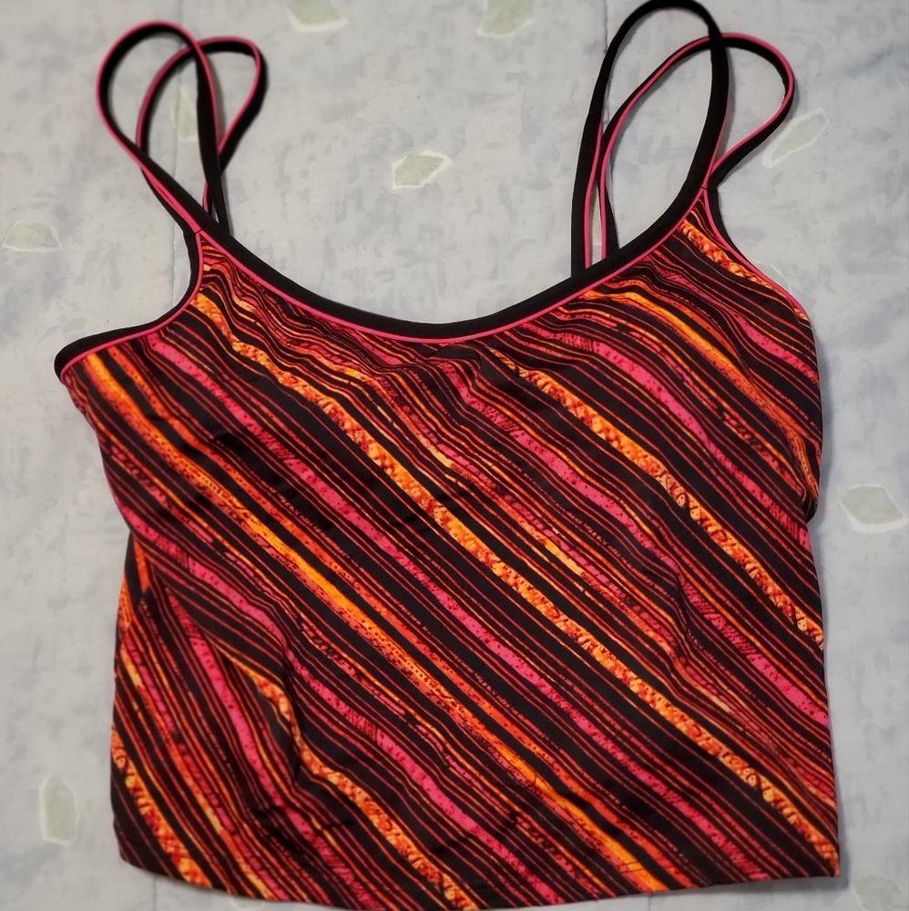 White Stag Striped Bratini top
